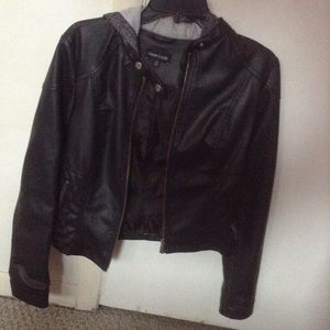 Lightweight leather jacket
